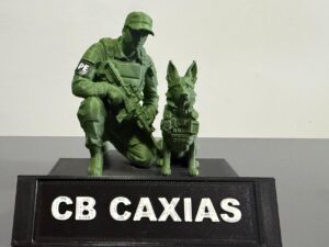 Placa Canil Exército